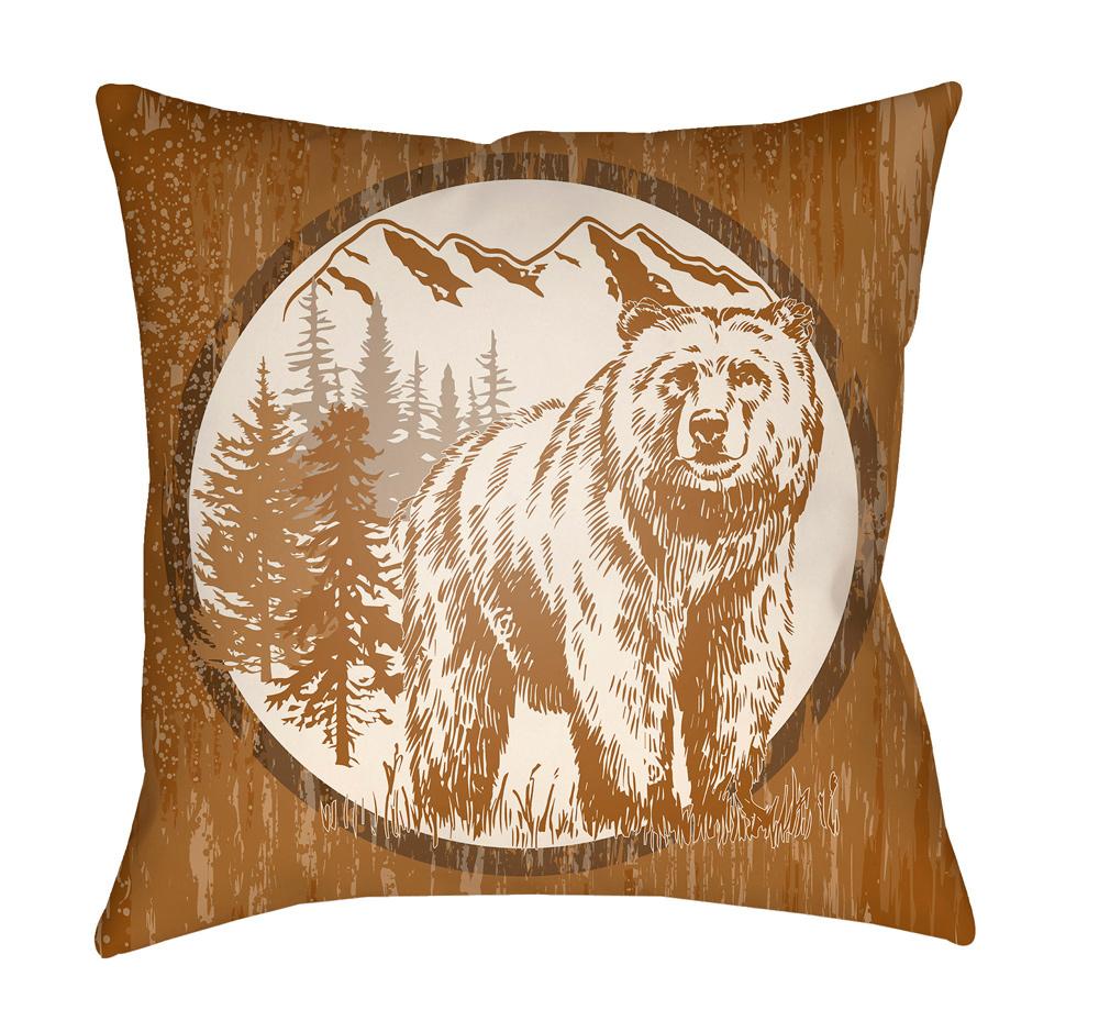 Livabliss - Lodge Cabin 18inLx18inW Accent Pillow - LGCB2017-1818 veiw 1