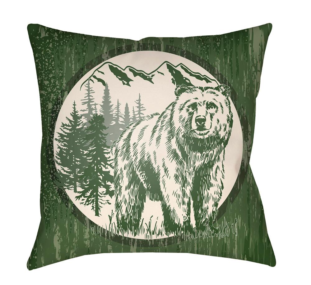 Livabliss - Lodge Cabin 16inLx16inW Accent Pillow - LGCB2018-1616 veiw 1