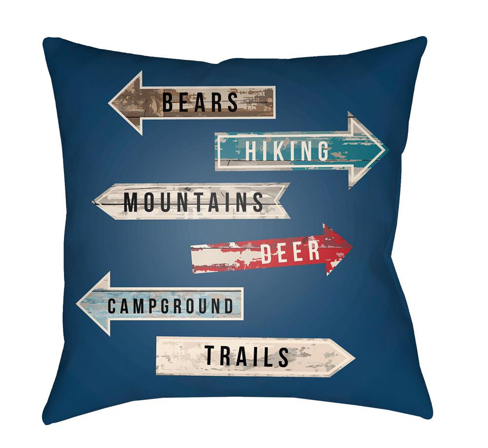 Livabliss - Lodge Cabin 18inLx18inW Accent Pillow - LGCB2065-1818 veiw 1