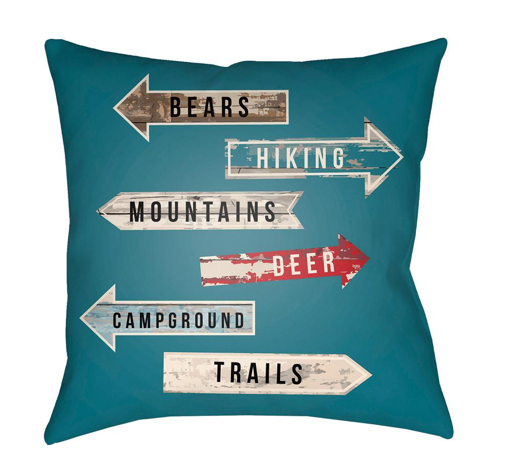 Livabliss - Lodge Cabin 18inLx18inW Accent Pillow - LGCB2066-1818 veiw 1