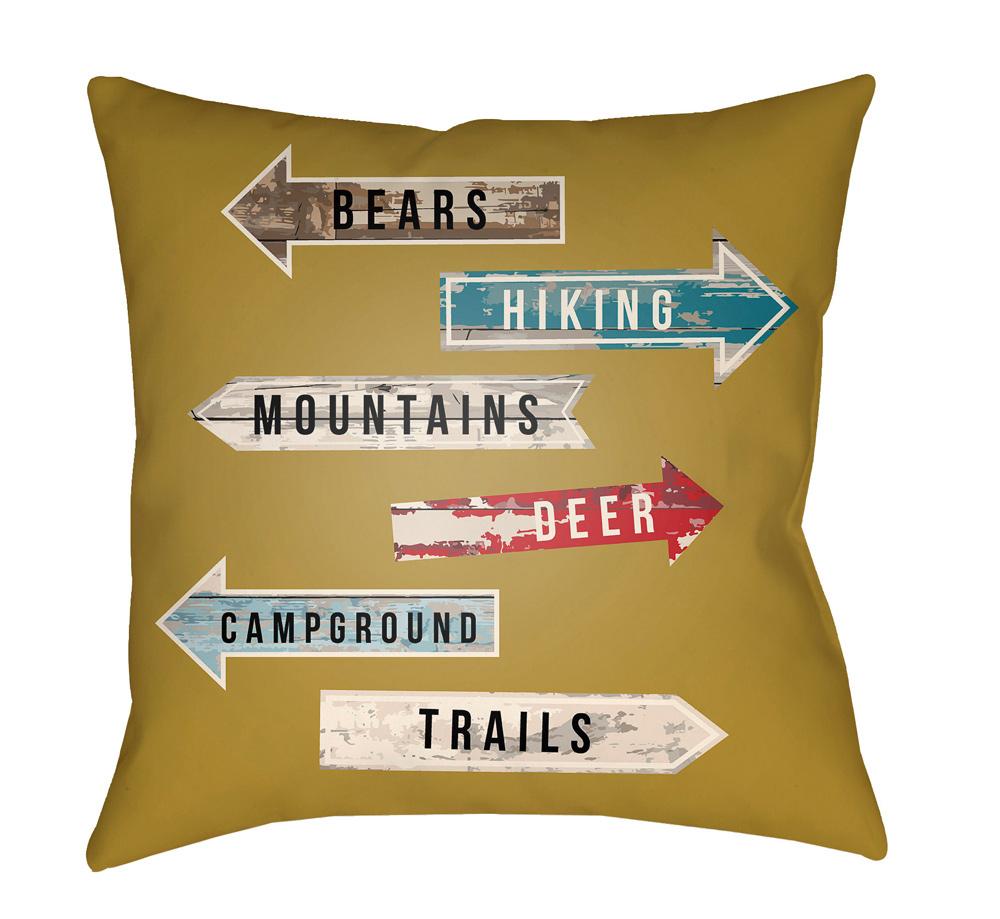 Livabliss - Lodge Cabin 18inLx18inW Accent Pillow - LGCB2068-1818 veiw 1
