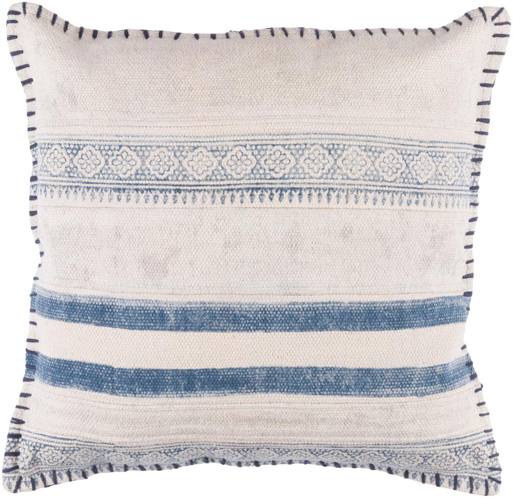 Livabliss - Lola 20inLx20inW Accent Pillow - With Down Insert - LL006-2020D veiw 1