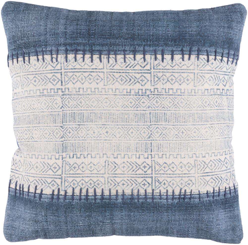 Livabliss - Lola 20inLx20inW Accent Pillow - With Down Insert - LL007-2020D veiw 1