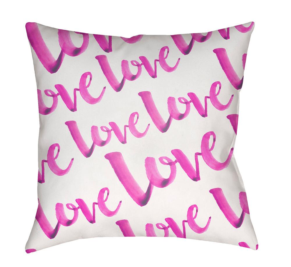 Livabliss - Love 20inLx20inW Accent Pillow - HEART003-2020 veiw 1