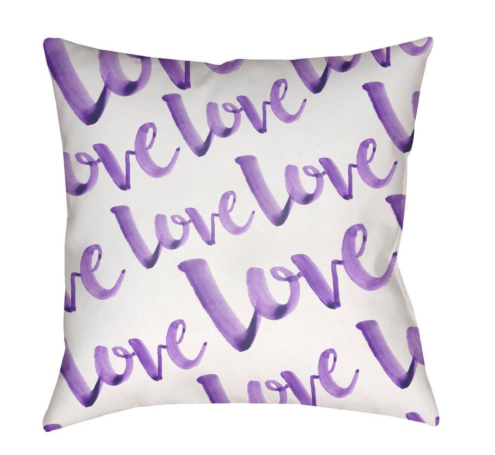 Livabliss - Love 20inLx20inW Accent Pillow - HEART006-2020 veiw 1