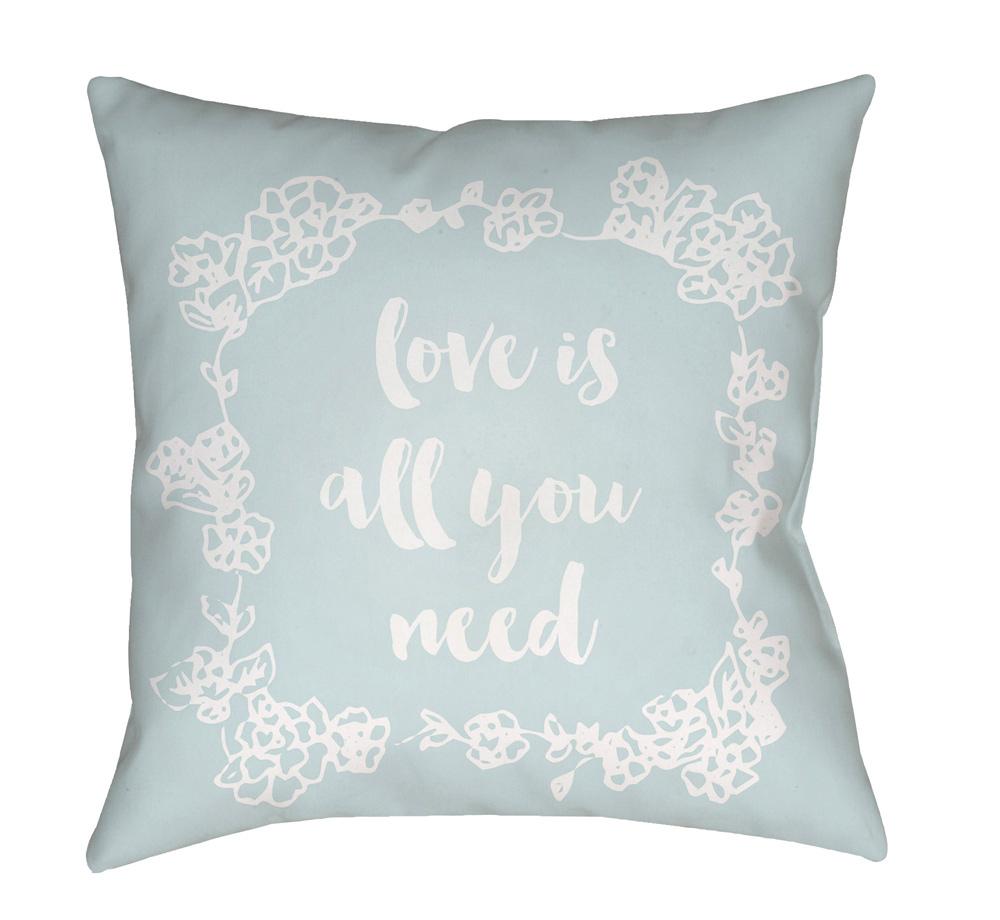 Livabliss - Love All You Need 20inLx20inW Accent Pillow - QTE043-2020 veiw 1