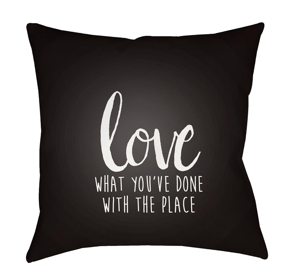Livabliss - Love The Place 20inLx20inW Accent Pillow - QTE050-2020 veiw 1
