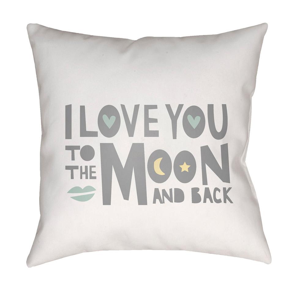 Livabliss - Love To Moon 20inLx20inW Accent Pillow - QTE047-2020 veiw 1