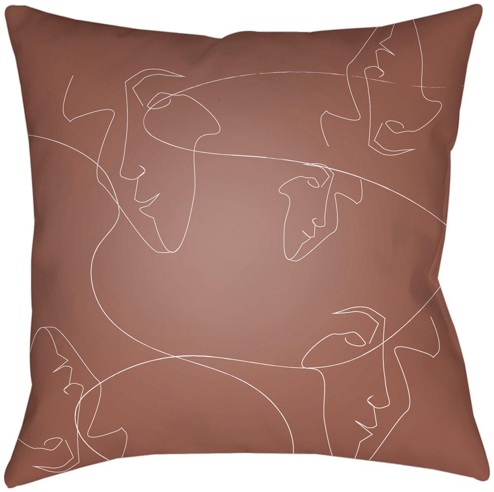 Livabliss - Modern Faces 20inLx20inW Accent Pillow - MDF002-2020 veiw 1