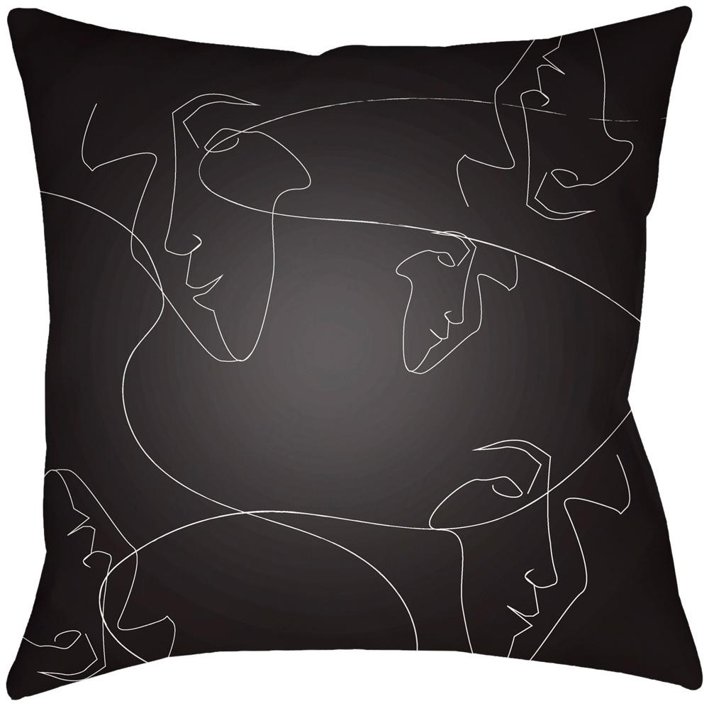 Livabliss - Modern Faces 16inLx16inW Accent Pillow - MDF003-1616 veiw 1