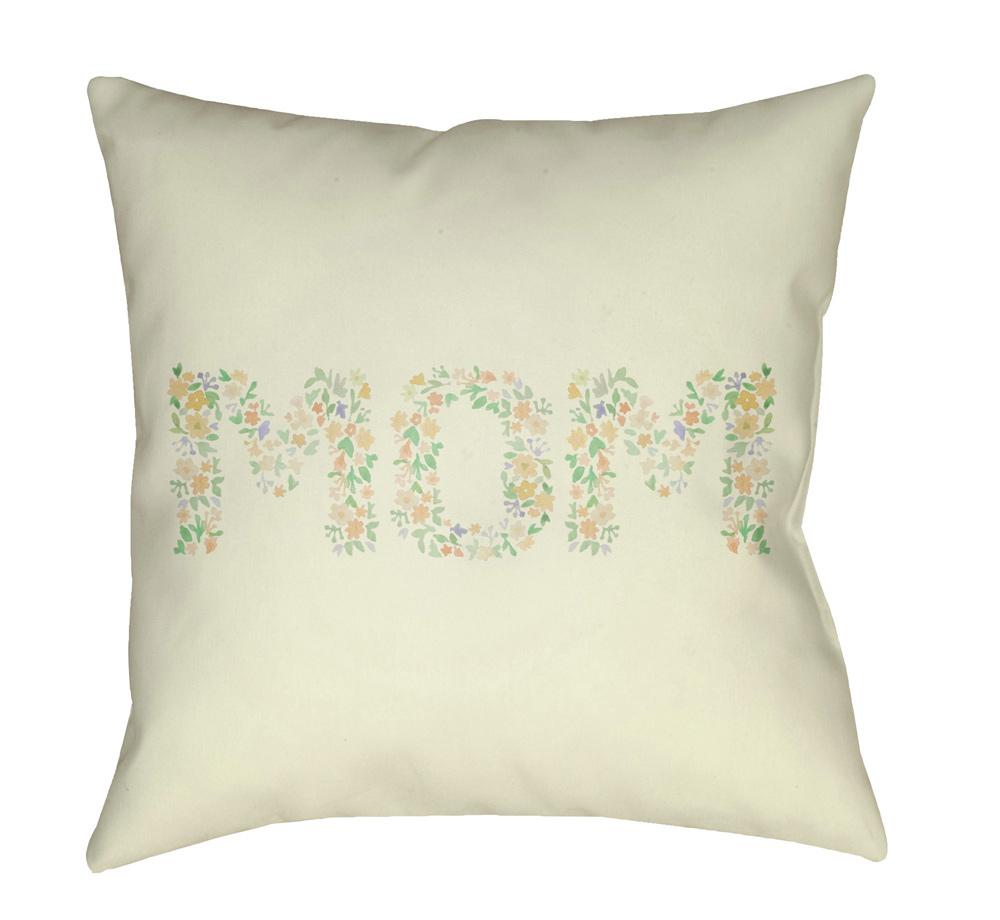 Livabliss - Mom 20inLx20inW Accent Pillow - WMOM009-2020 veiw 1