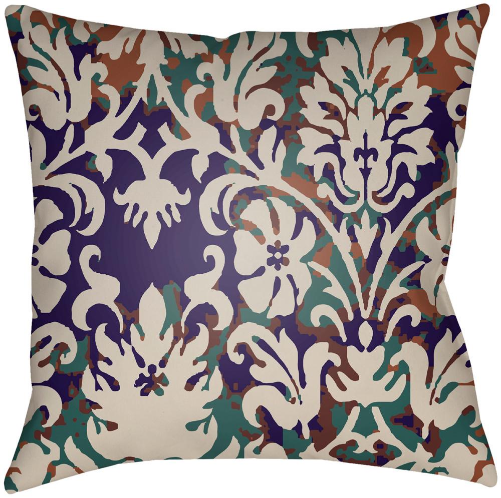 Livabliss - Moody Damask 22inLx22inW Accent Pillow - DK001-2222 veiw 1