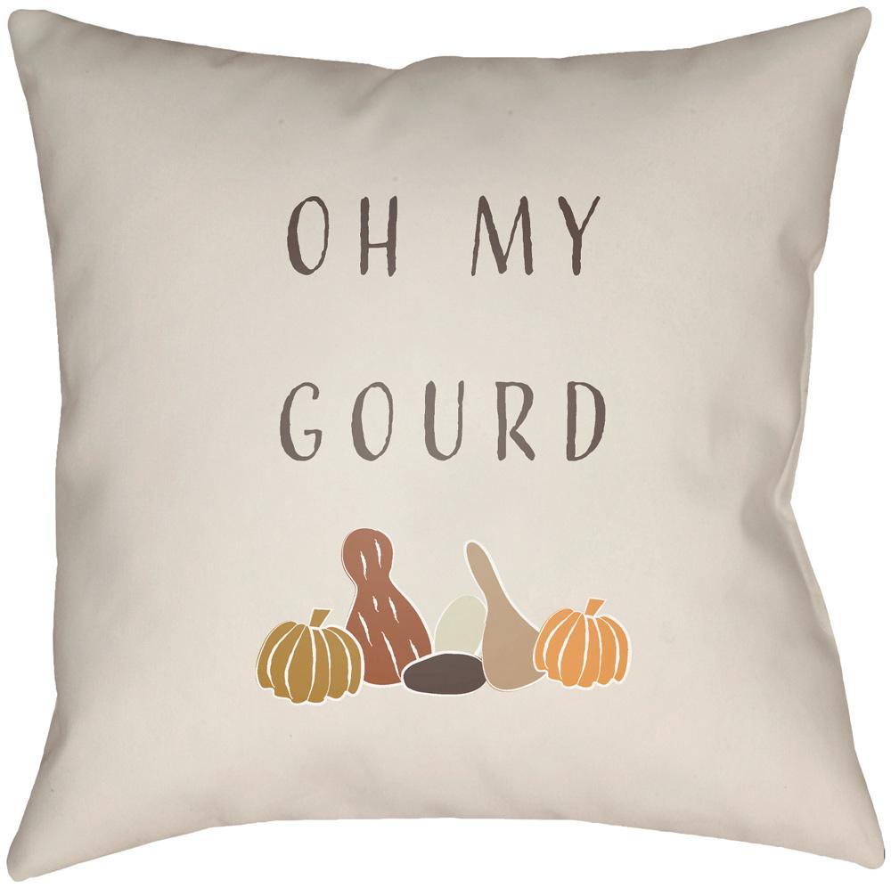 Livabliss - Oh My Gourd 18inLx18inW Accent Pillow - OMG001-1818 veiw 1