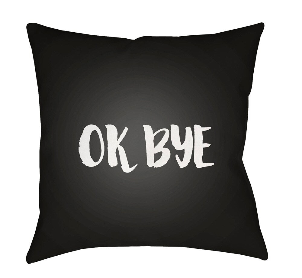 Livabliss - Ok Bye 20inLx20inW Accent Pillow - QTE055-2020 veiw 1