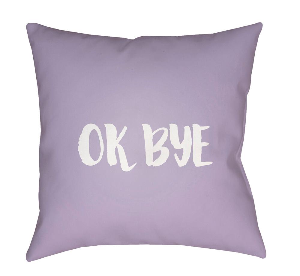 Livabliss - Ok Bye 18inLx18inW Accent Pillow - QTE056-1818 veiw 1