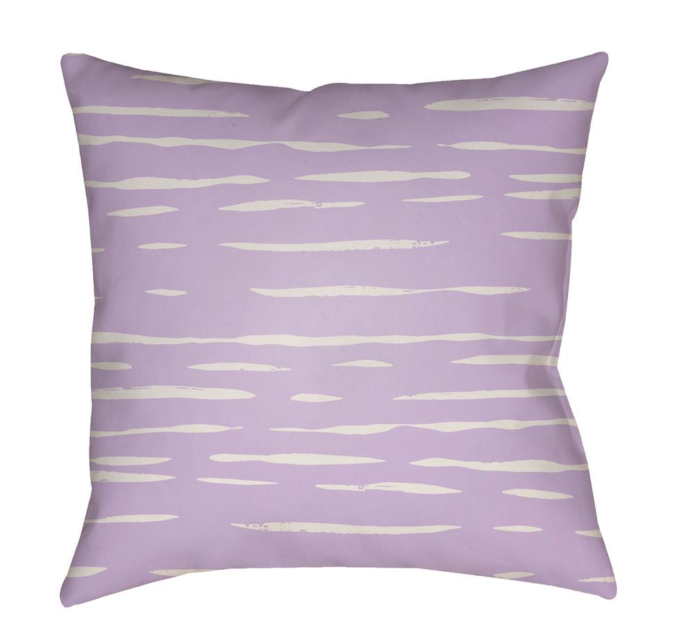 Livabliss - Painted Stripes 18inLx18inW Accent Pillow - WRAN003-1818 veiw 1