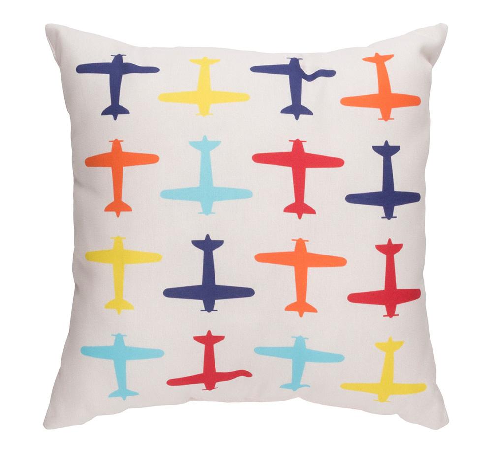 Livabliss - Planes 20inLx20inW Accent Pillow - LIL093-2020 veiw 1