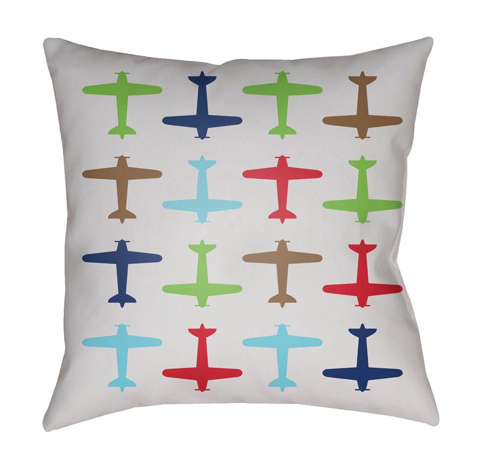 Livabliss - Planes 20inLx20inW Accent Pillow - LIL094-2020 veiw 1