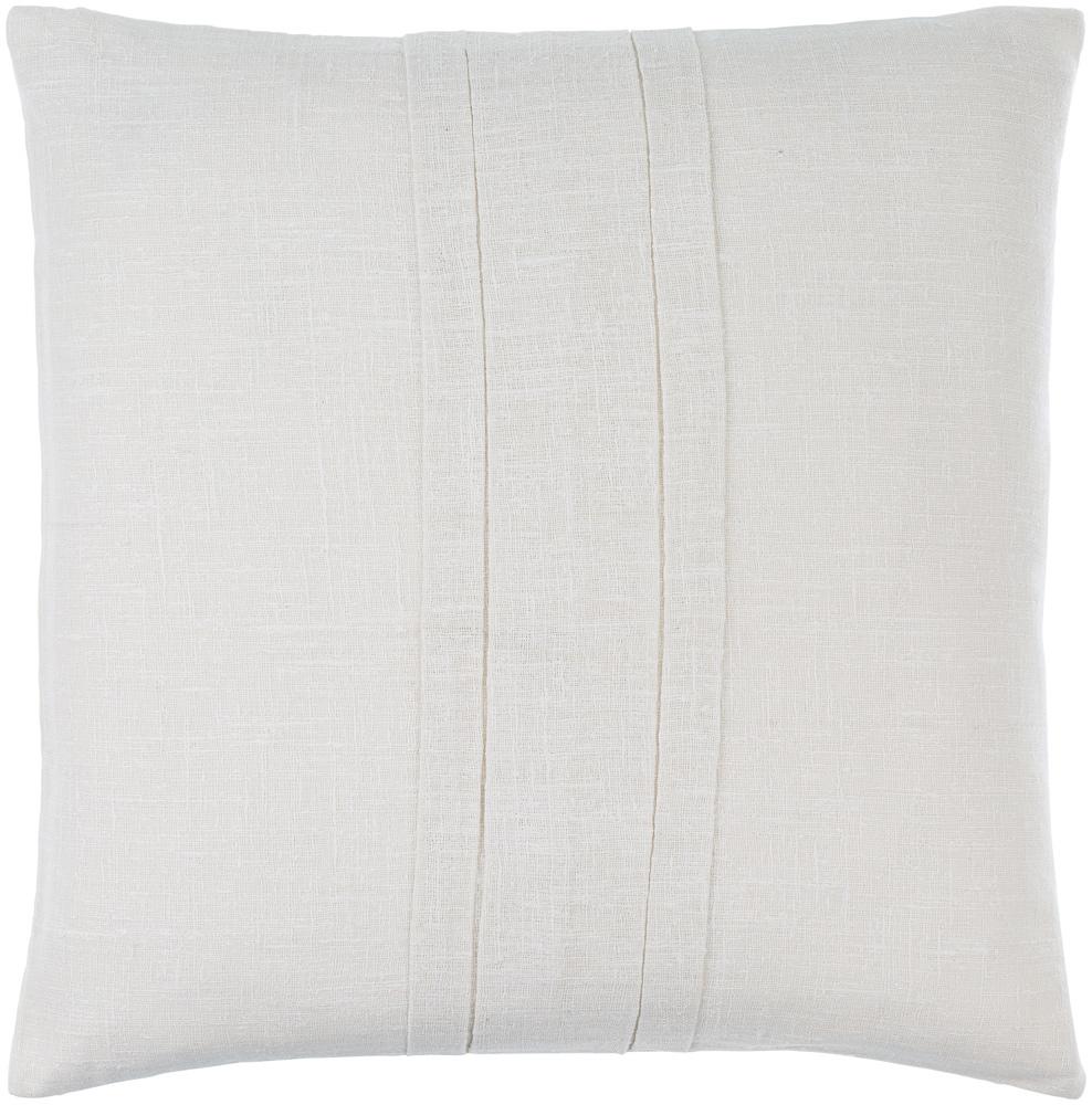Livabliss - Pleated Cotton 18inLx18inW Accent Pillow - With Poly Insert - PAC001-1818P veiw 1