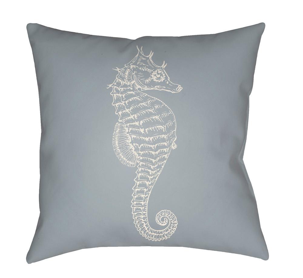 Livabliss - Seahorse 20inLx20inW Accent Pillow - SOL058-2020 veiw 1