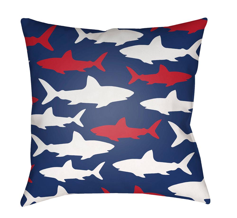 Livabliss - Sharks 18inLx18inW Accent Pillow - LIL076-1818 veiw 1