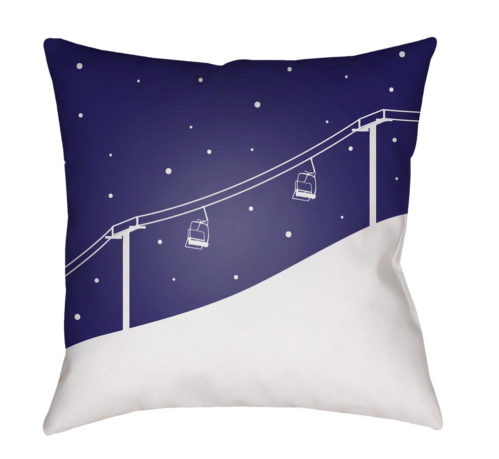 Livabliss - Ski Lift 18inLx18inW Accent Pillow - SKI008-1818 veiw 1