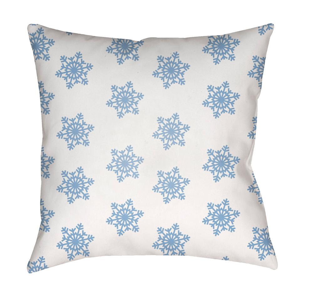 Livabliss - Snowflakes 20inLx20inW Accent Pillow - HDY097-2020 veiw 1