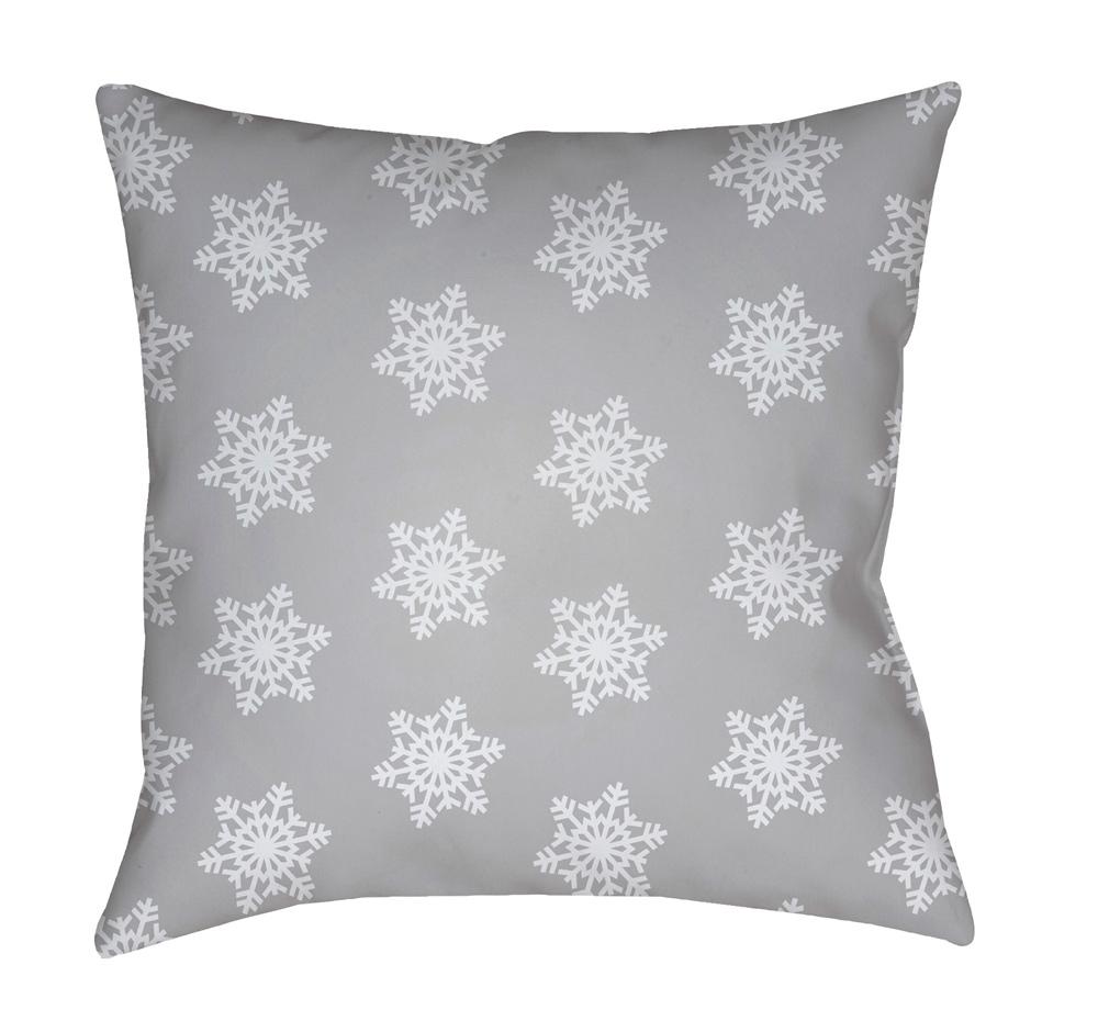 Livabliss - Snowflakes 18inLx18inW Accent Pillow - HDY099-1818 veiw 1