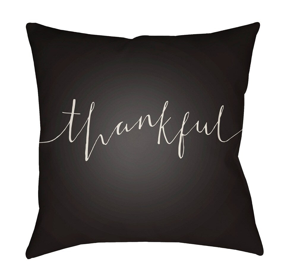Livabliss - Thankful 18inLx18inW Accent Pillow - THANK003-1818 veiw 1