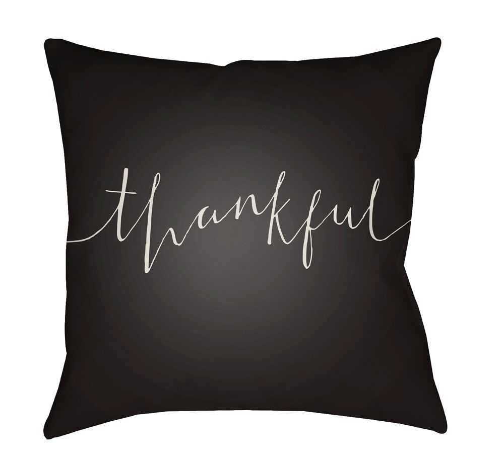 Livabliss - Thankful 20inLx20inW Accent Pillow - THANK003-2020 veiw 1
