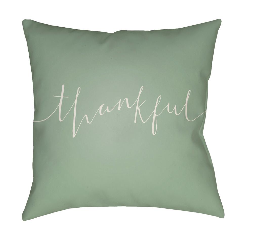 Livabliss - Thankful 18inLx18inW Accent Pillow - THANK004-1818 veiw 1