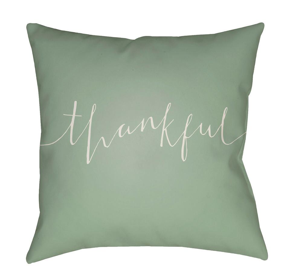 Livabliss - Thankful 20inLx20inW Accent Pillow - THANK004-2020 veiw 1