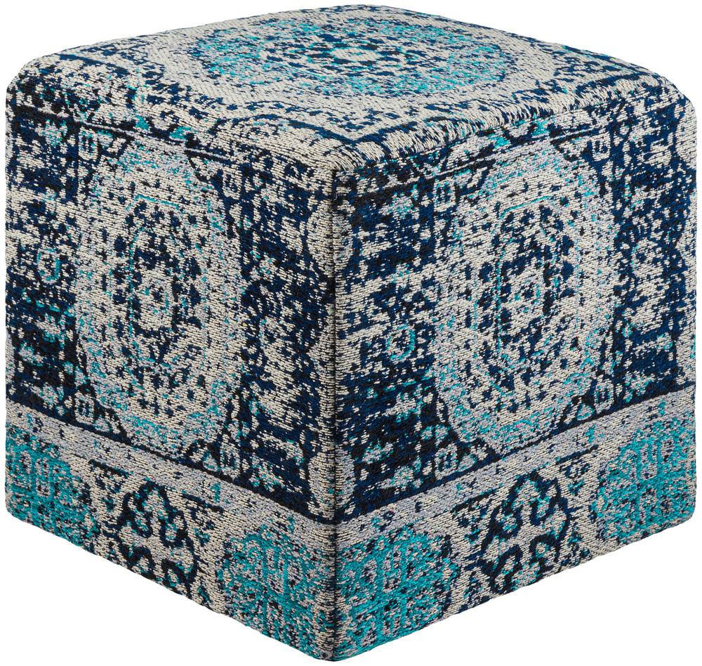 Livabliss - Amsterdam Ottoman - Blue - AMPF003-181818 veiw 1