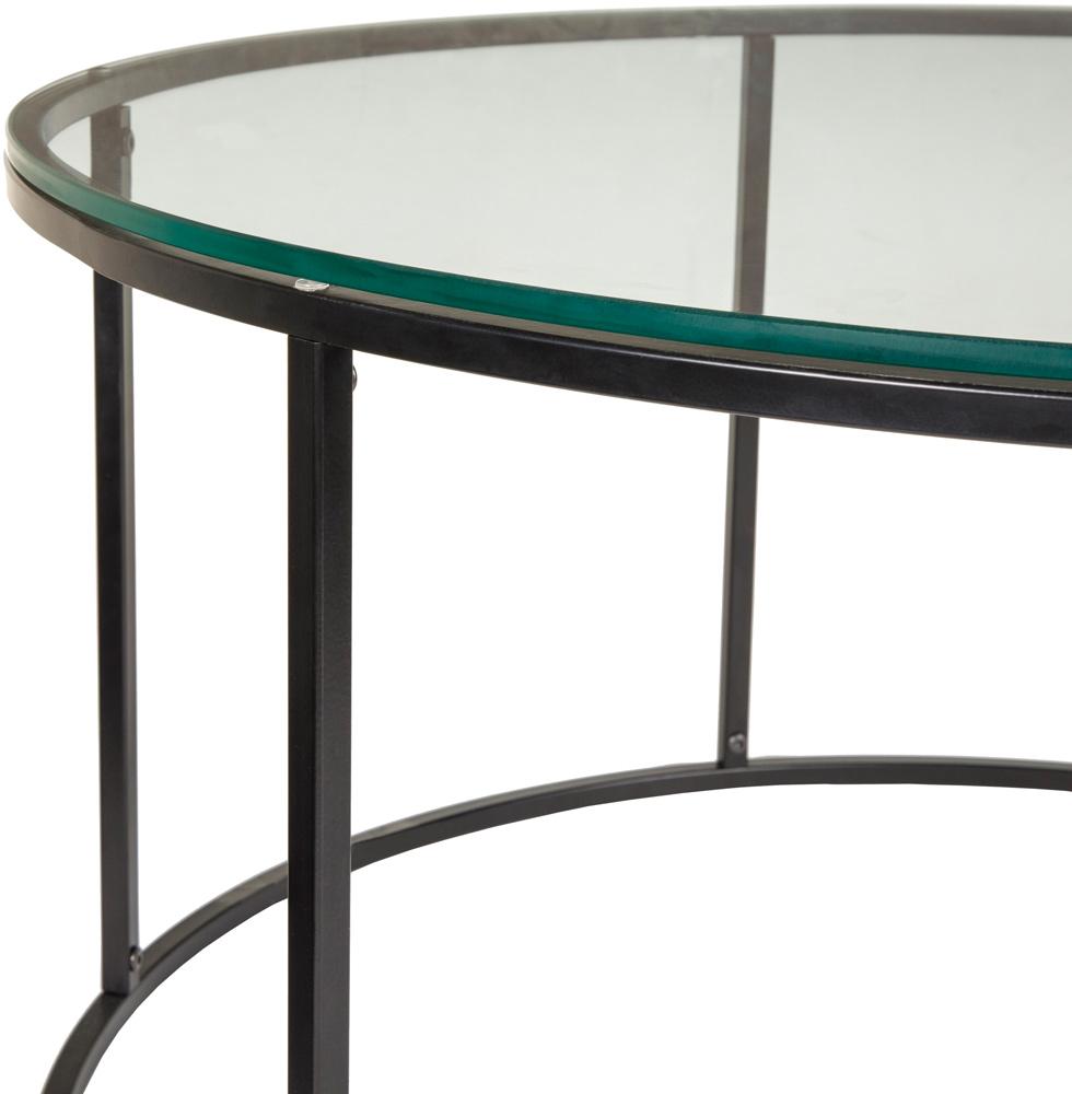 Livabliss - Aryaa Coffee Table - Clear - Black - YAA-006_CLOSEOUT veiw 3