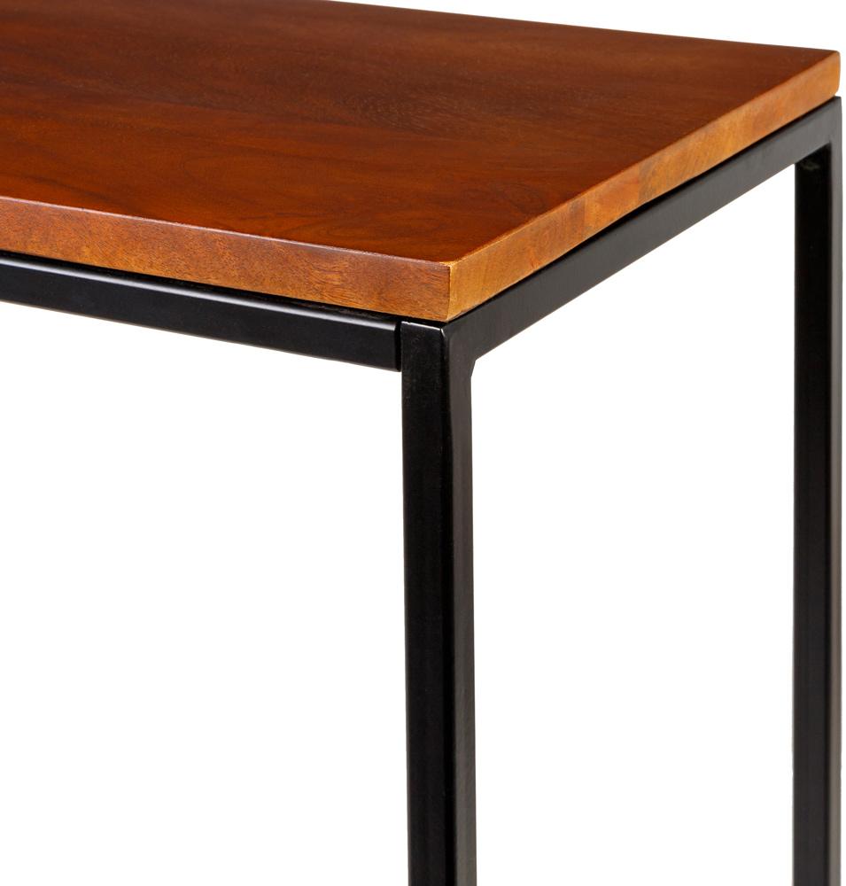 Livabliss - Aryaa End Table - Dark Brown - Black - YAA-011 veiw 3
