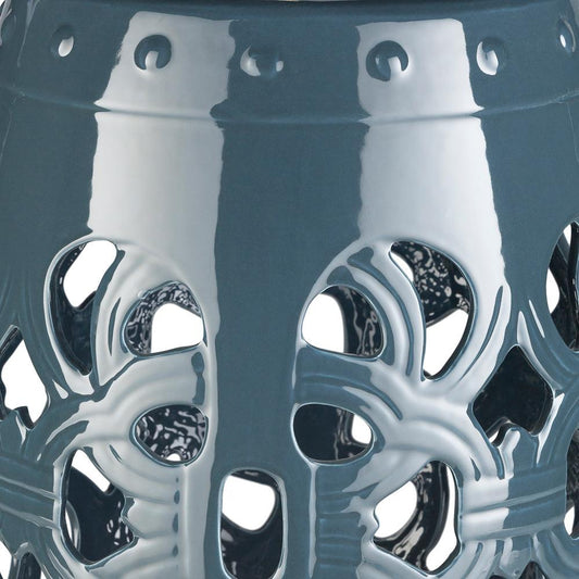 Livabliss - Brinnon Garden Stool - Blue - BIN004-131318 veiw 2