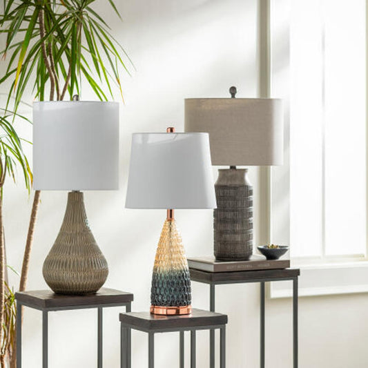 Livabliss - Troyes End Table Set - Gray - Black - TOE001-SET veiw 2