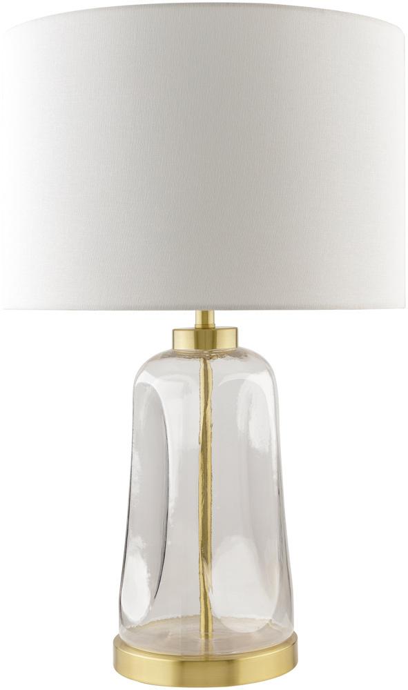Livabliss - Fidel Accent Table Lamp - Clear - Metallic - Brass - FDL-004 veiw 1