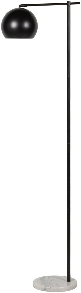 Livabliss - Hartford Task Floor Lamp - Black - White - HRF-006 veiw 1