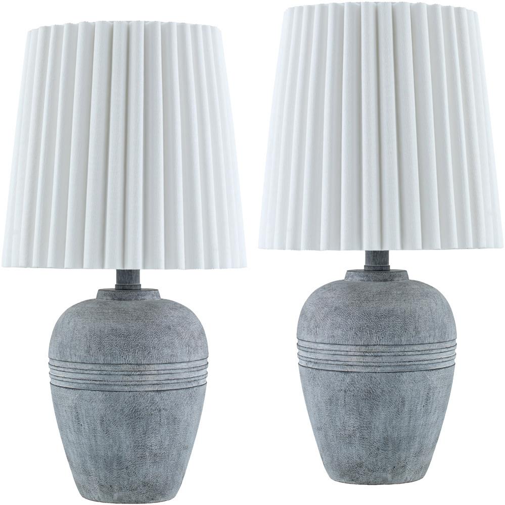 Livabliss - Kakisa Accent Table Lamp - Gray - KKS002-SET veiw 1
