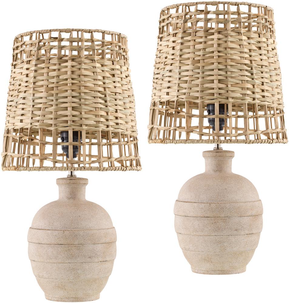 Livabliss - Nightbloom Accent Table Lamp - Gray - NBM001-SET veiw 1