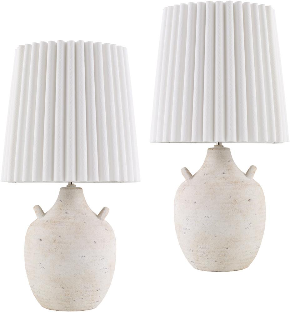 Livabliss - Sunken Accent Table Lamp - Cream - SUN002-SET veiw 1