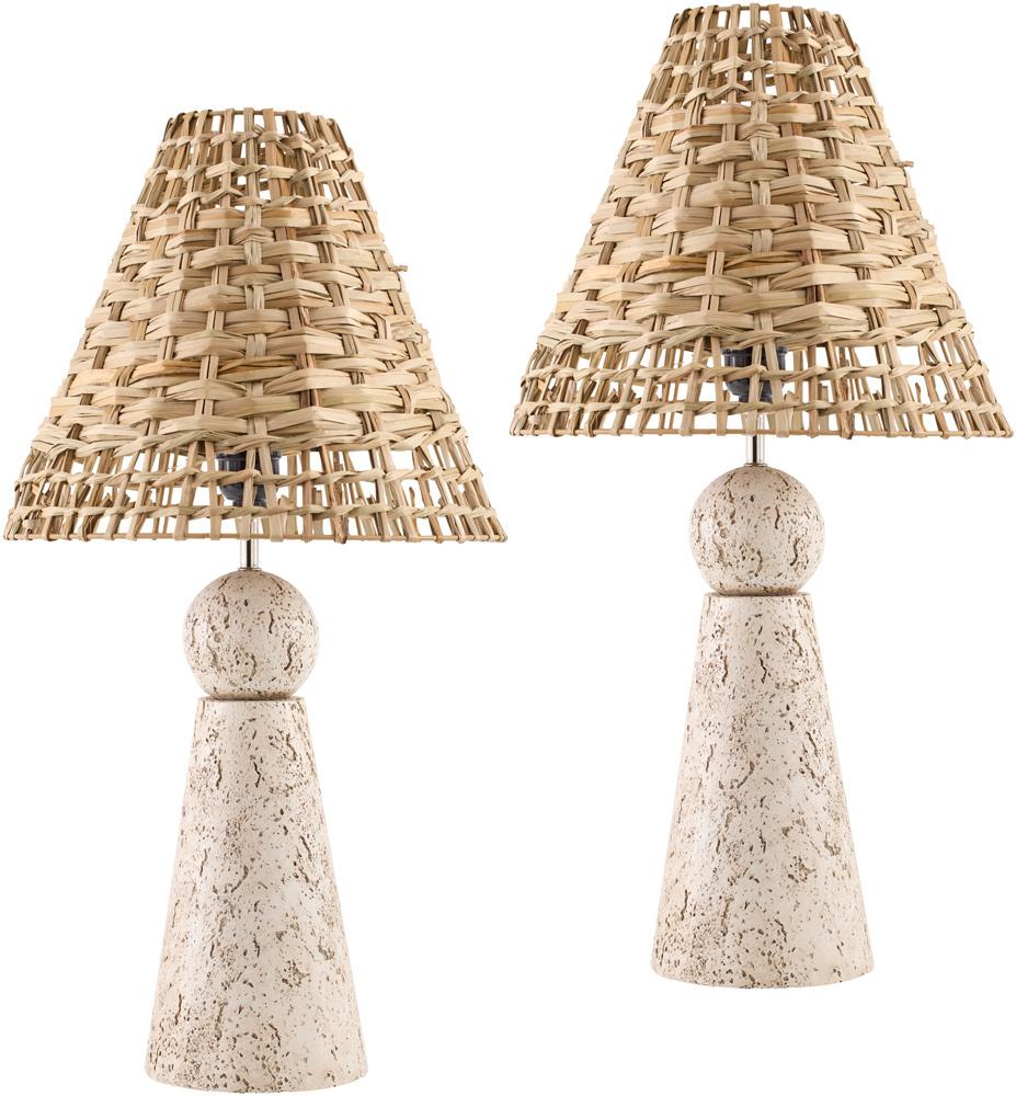 Livabliss - Teslin Accent Table Lamp - Light Gray - TSL002-SET veiw 1