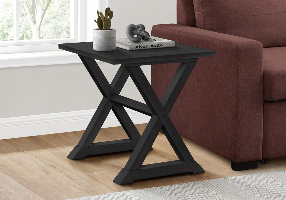 Monarch Specialties - Accent Table, Black Veneer, Transitional - I-3987 veiw 9