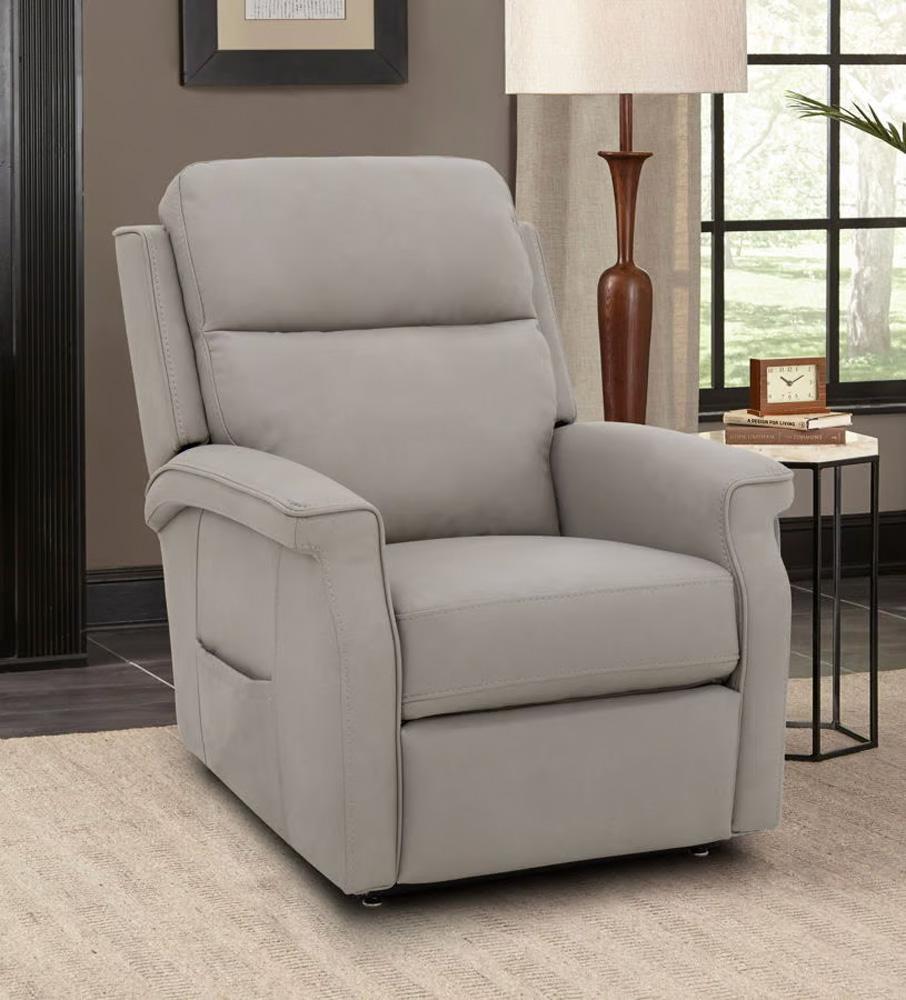 BarcaLounger - Lena Power Lift Recliner w/Power Head Rest, Power Lumbar & 2 Zone Heat - Cappriccio Dove - 23PHLH1443214493 veiw 6