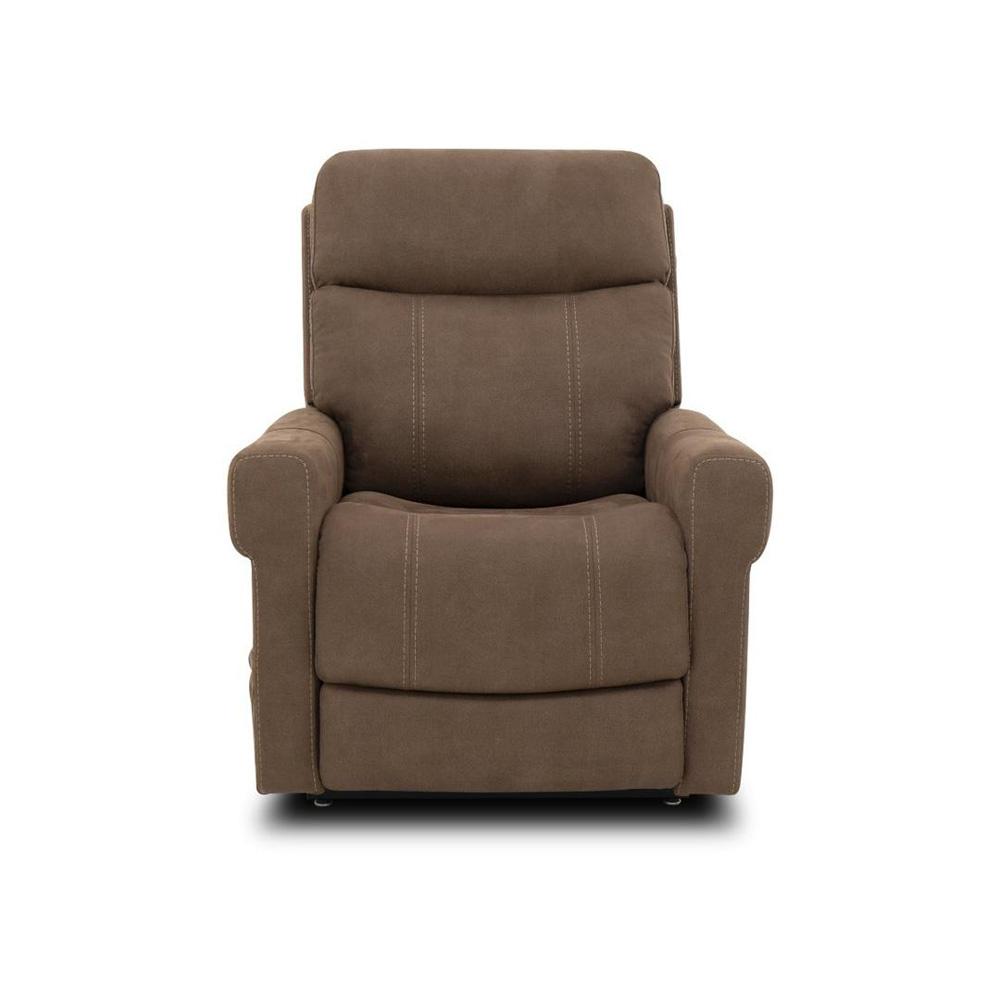 BarcaLounger - Lloyd Power Lift Recliner w/Power Head Rest, Power Lumbar & 3 Zone Heat - Stonewash Granite - 23PHLH1444214585 veiw 3