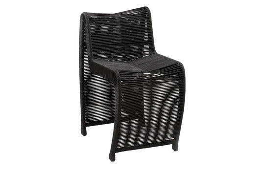 Boraam - Lorenzo Black Rope Counter Stool - Set of 2 - 77824 veiw 2