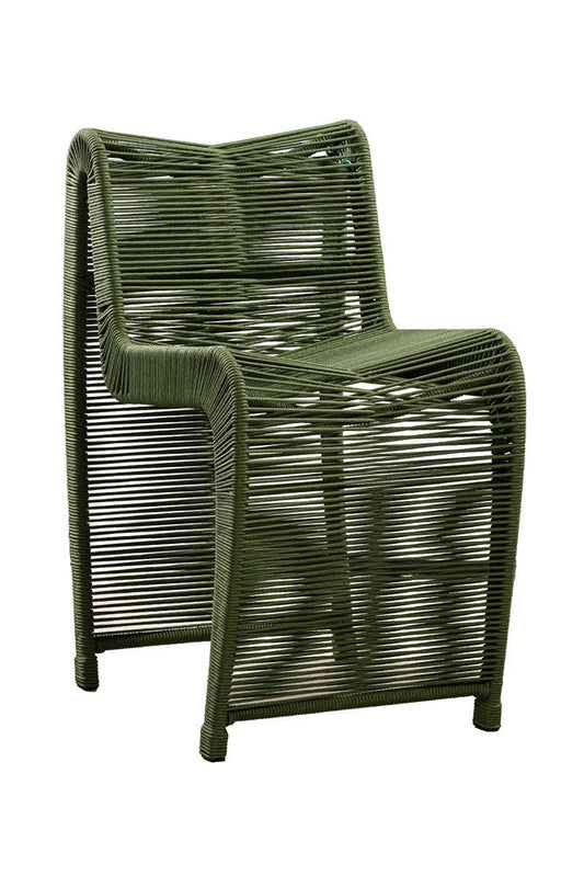 Boraam - Lorenzo Olive Green Rope Counter Stool - Set of 2 - 77224 veiw 2