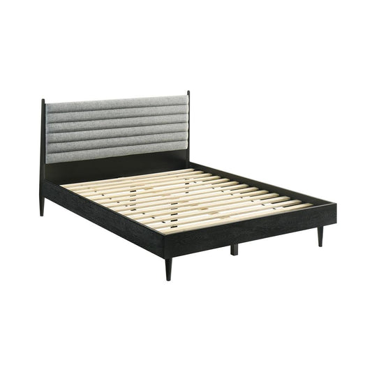 Armen Living - Artemio Queen 3 Piece Wood Bedroom Set in Black Finish - SETARBLKQN3 veiw 2