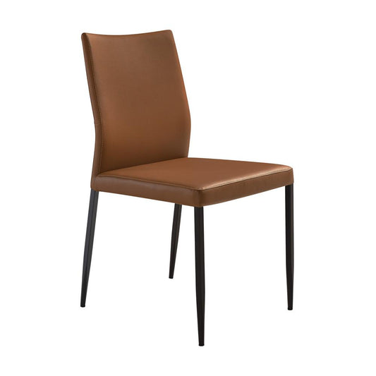 Armen Living - Giana Kash 5 Piece Extendable Dining Set with Brown Faux Leather Chairs - SETGIKA5PB veiw 2